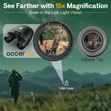 Load image into Gallery viewer, Occer 15x30 Compact Binoculars for Adults
