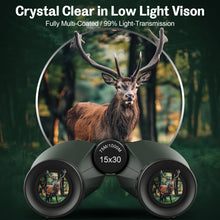 Load image into Gallery viewer, OC Freeman 15X30 Binoculars - Green
