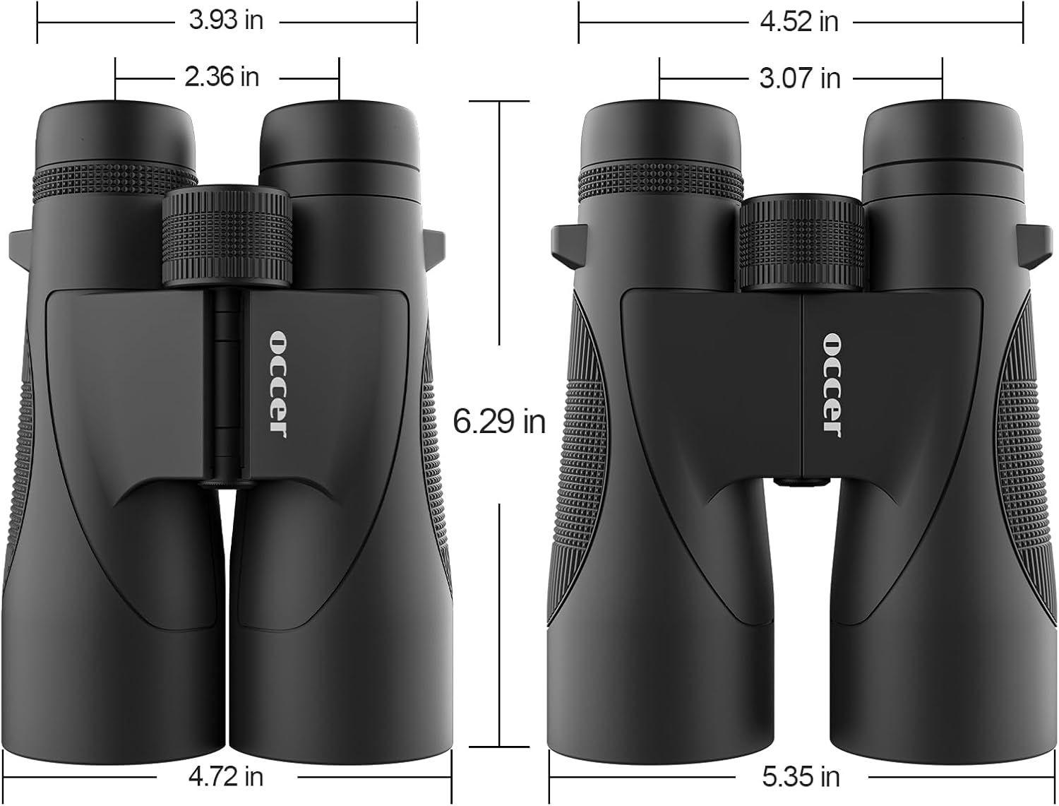 OC Explorer 12x50 Binoculars - Black