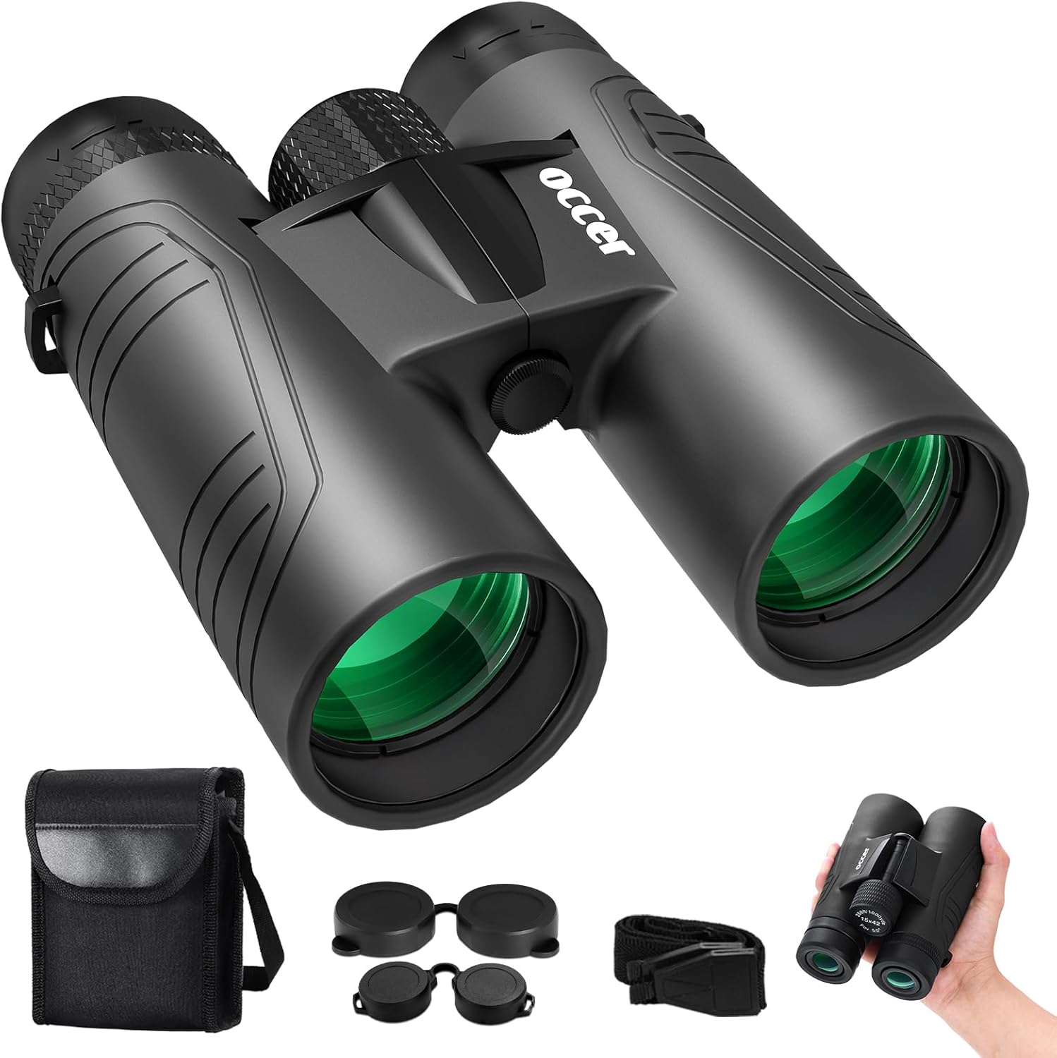 OC Freeman 10x42 Binoculars - Black
