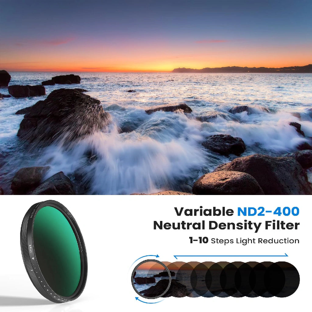 67mm CPL Filter for Phone/DSLR, HD Circular Polarizer Polarizing Filter with Universal Clip