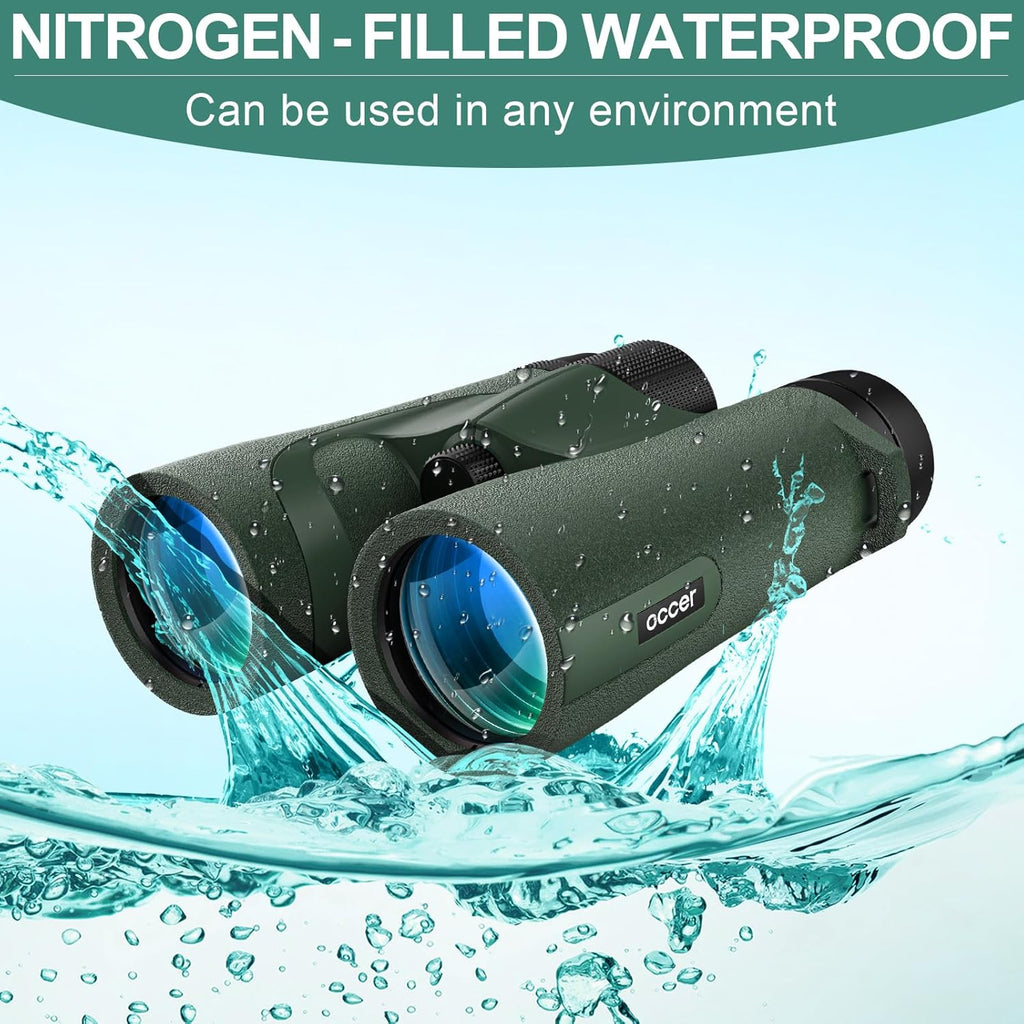 OC Freeman 10x42 Binoculars - Green