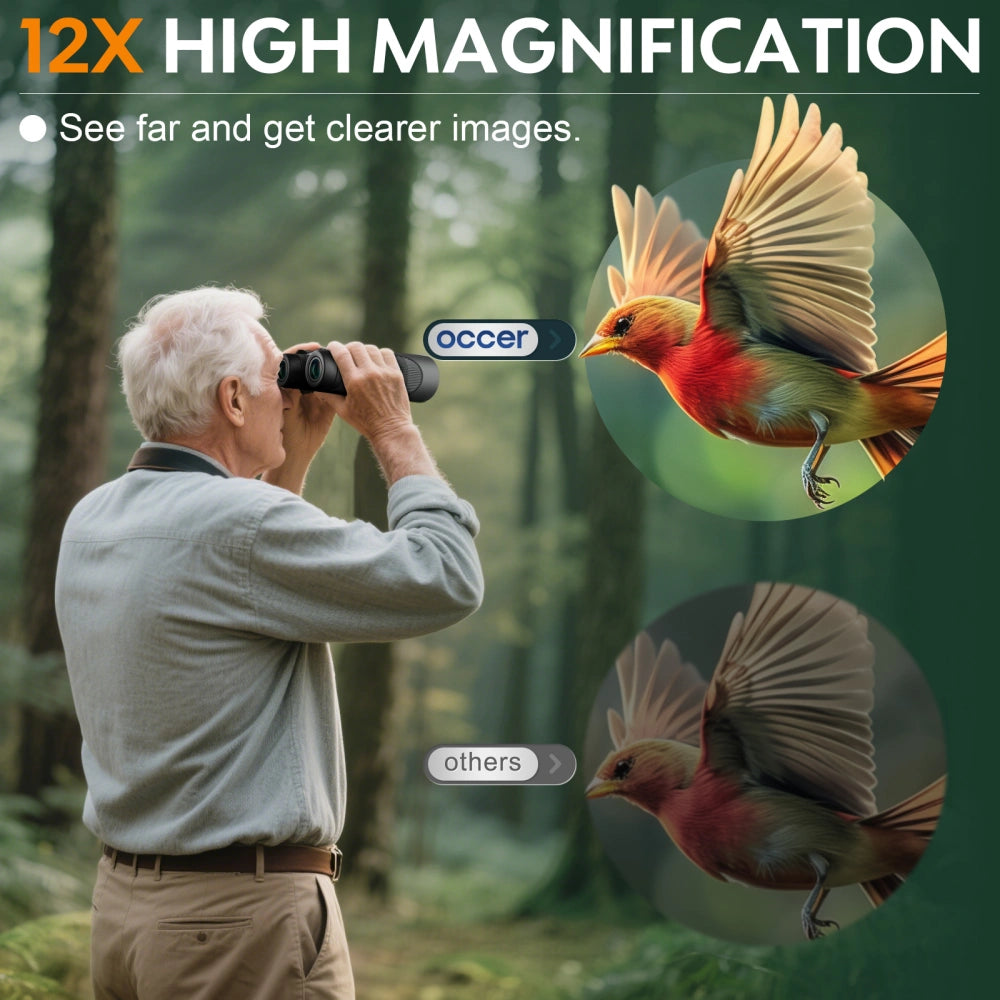 OC Migrant 12X50 Binoculars - Black