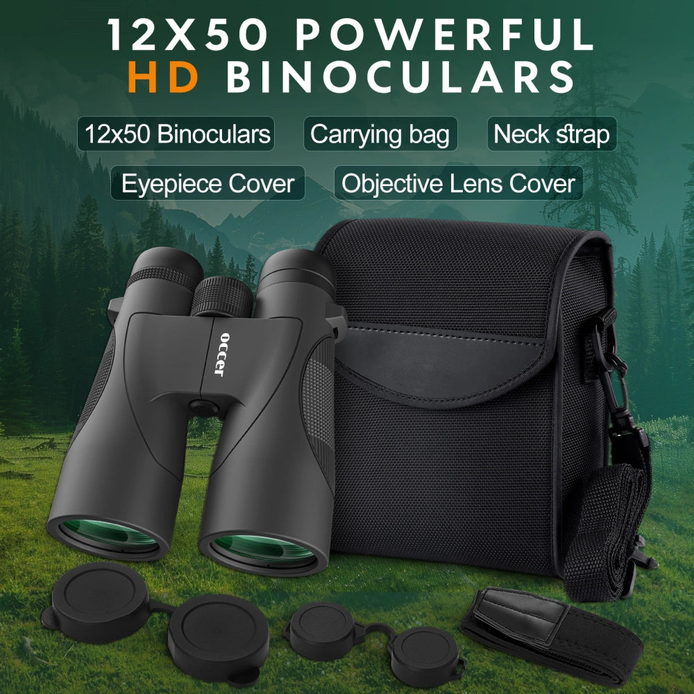 OC Migrant 12X50 Binoculars - Black