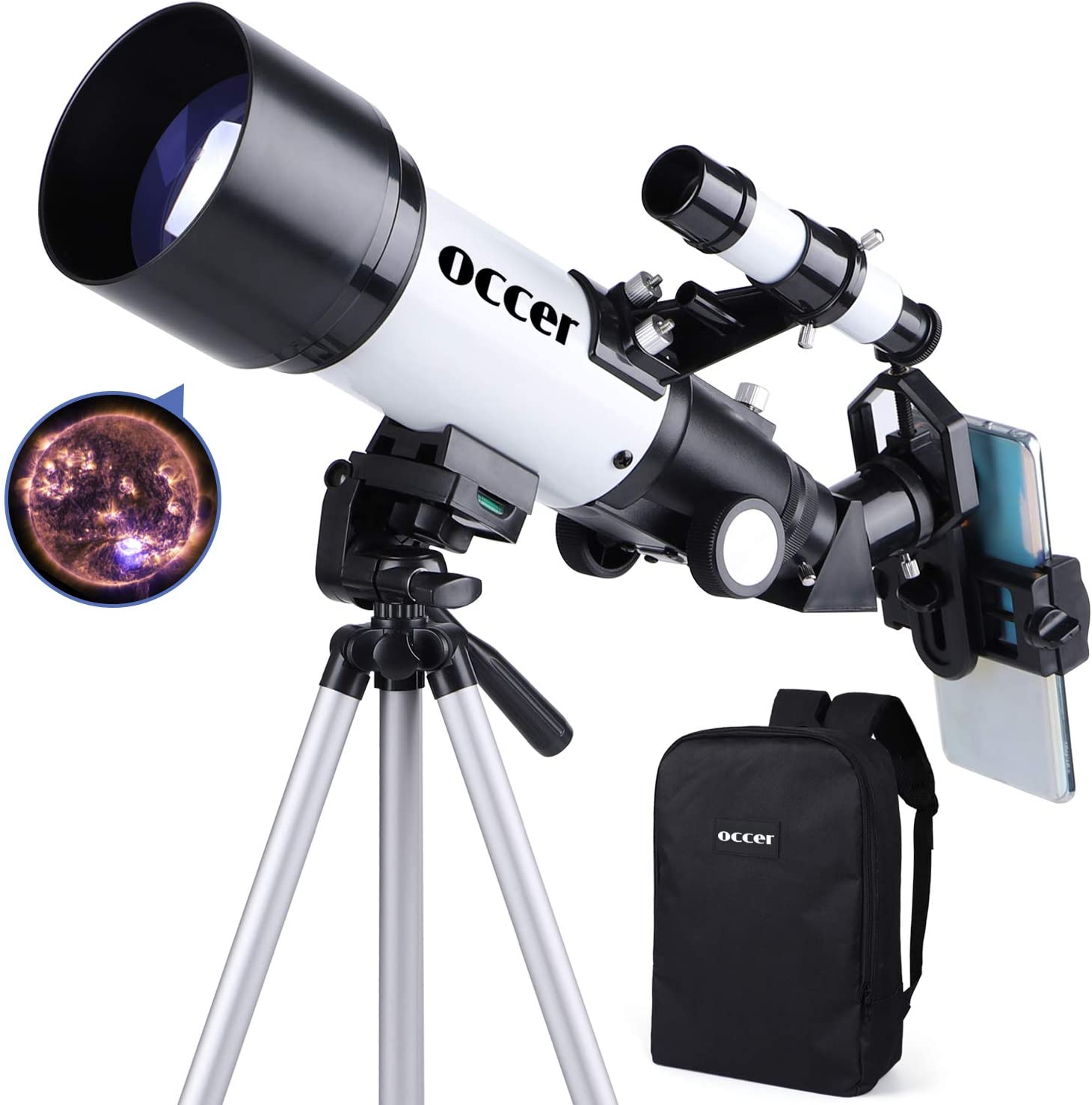 Occer Telescopes for Adults Kids Astronomy Beginners