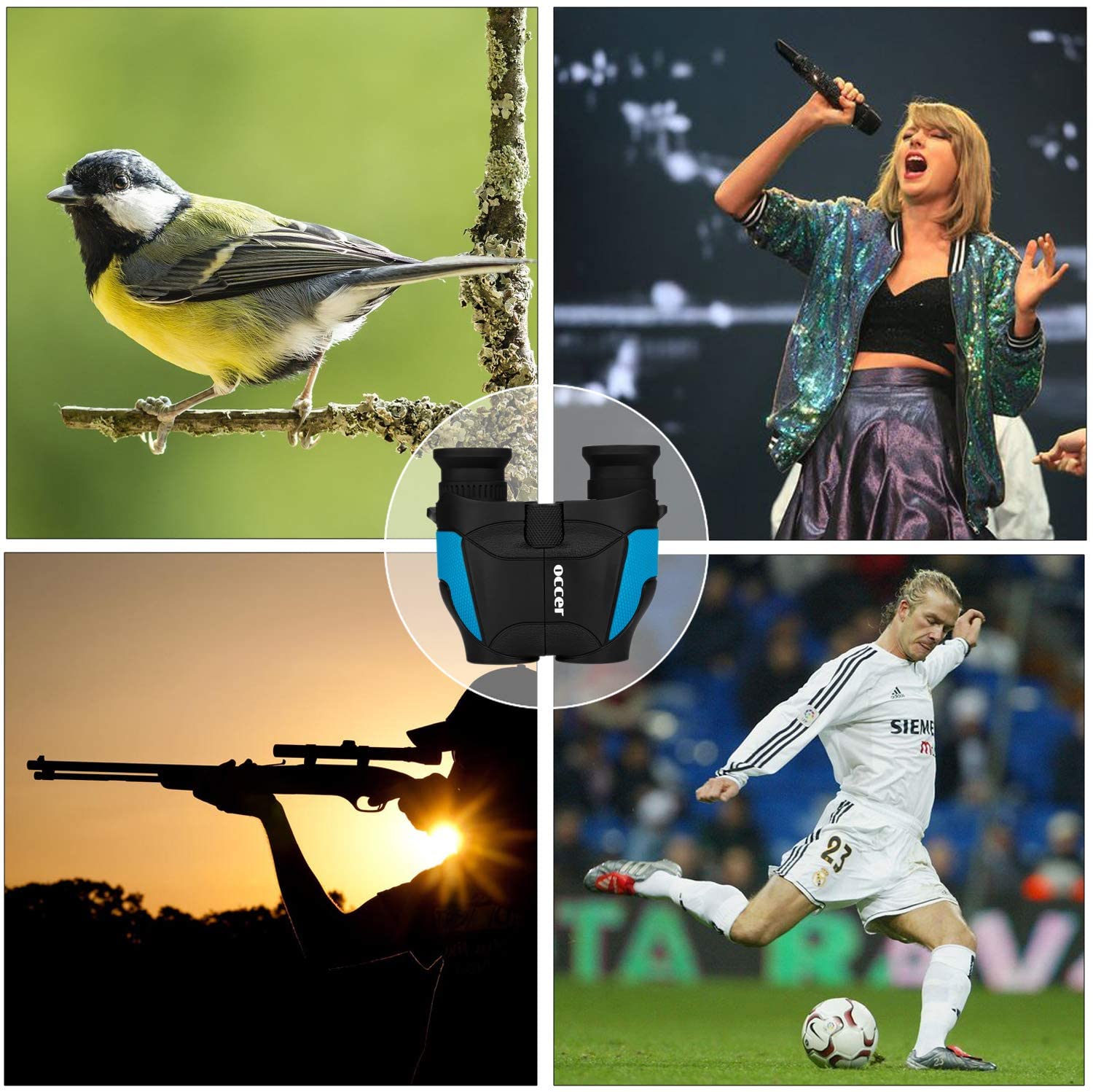 Occer 12x25 Binoculars for Adults Compact