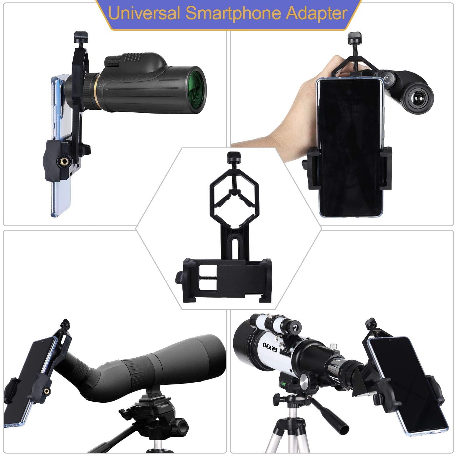 Occer Telescopes for Adults Kids Astronomy Beginners