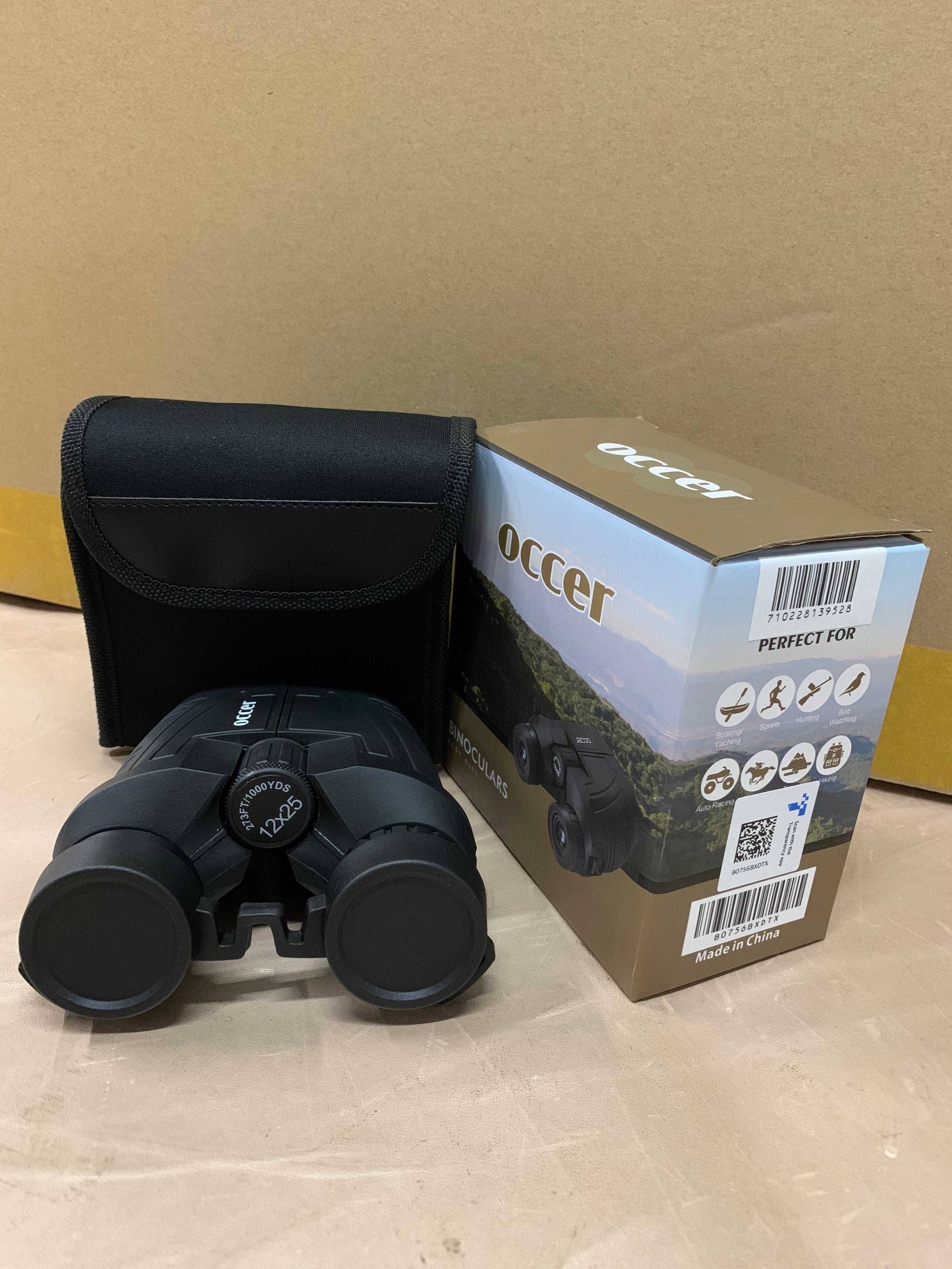 Occer 12x25 Compact Binoculars for Adults and Kids